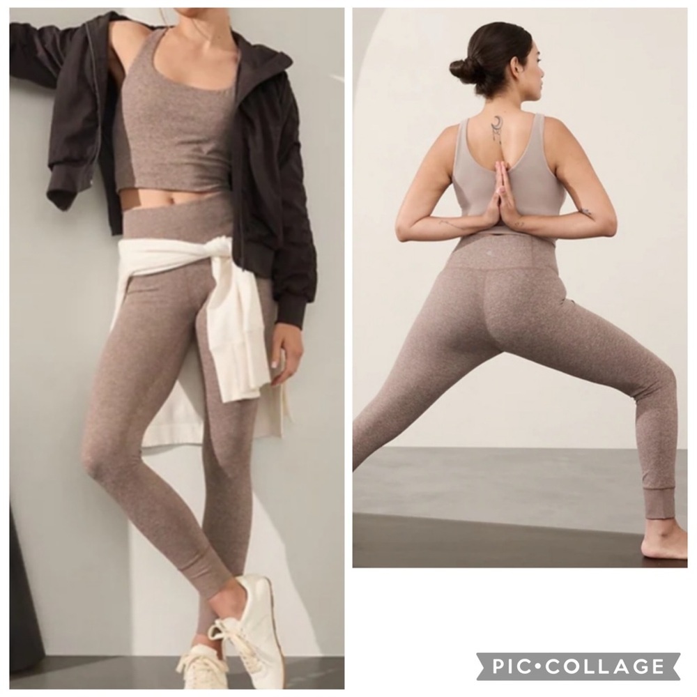 Athleta SOFTLUXE TIGHT
LEGGING SOFTLUXE in Pyrite Dovetail
Heather Size Small